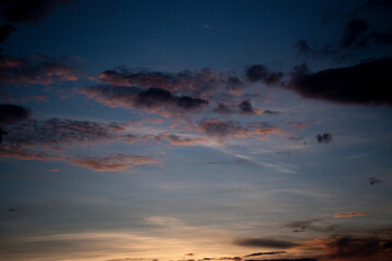 the red sky at sunset, use for background