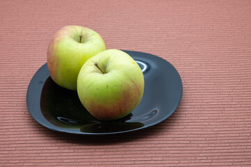 fresh bio apples tasty and healthy