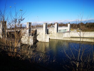 Murauen und Kraftwerk G&ouml;ssendorf bei Graz