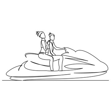 recommend clip art: girls on a jet ski