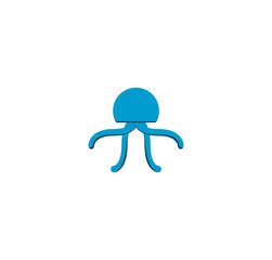 Obraz premium Octopus logo with modern and minimal style, Perfect for an octopus themed logo identity logo