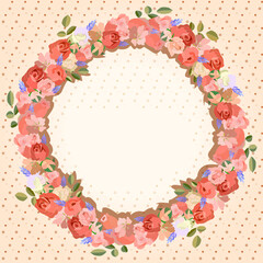 Vector hand drawn rose template. Excellent for gift boxes, greeting cards