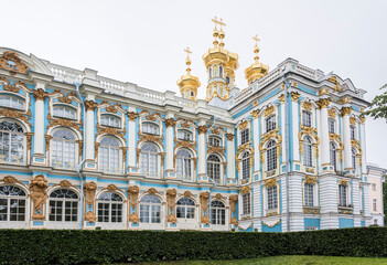 Tsarskoye Selo in the rain, Saint-Petersburg