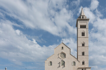 Fototapeta na wymiar San Nicola Pellegrino Cathedral. Trani, Italy