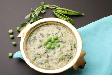 Methi Malai Mutter, Indian food, India