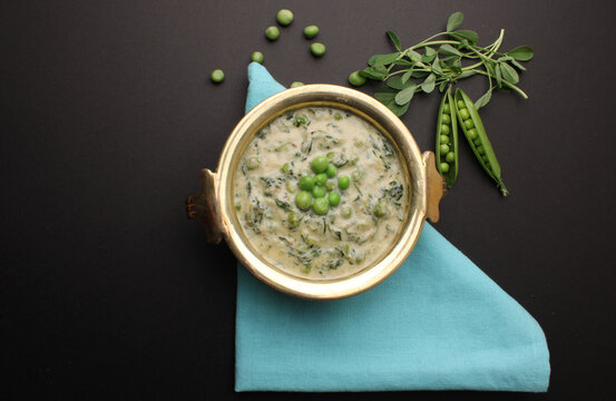 Methi Malai Mutter, Indian food, India