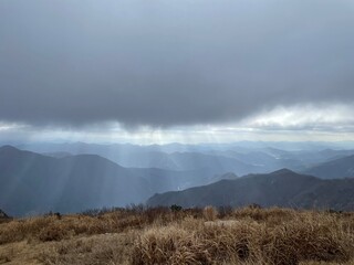 fog in the mountains
