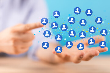 Unity group and teamwork concept digital