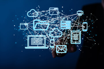 Big data cloud digital 3d