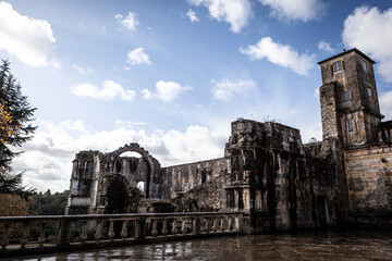 Facade of the Castle of Tomar.
Tomar, Portugal