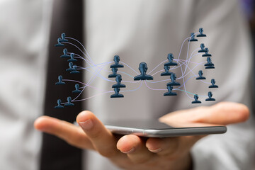 team hierarchy connection group digital