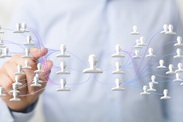 team hierarchy connection group digital