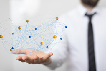 Abstract technology group and data