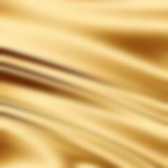 Golden silk texture - christmas background.