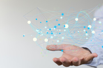 conference team work connection digital concept