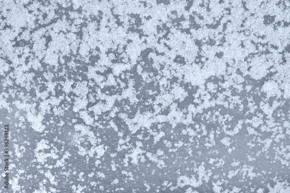 Poster white fine ice and snow surface texture background texture, winter background