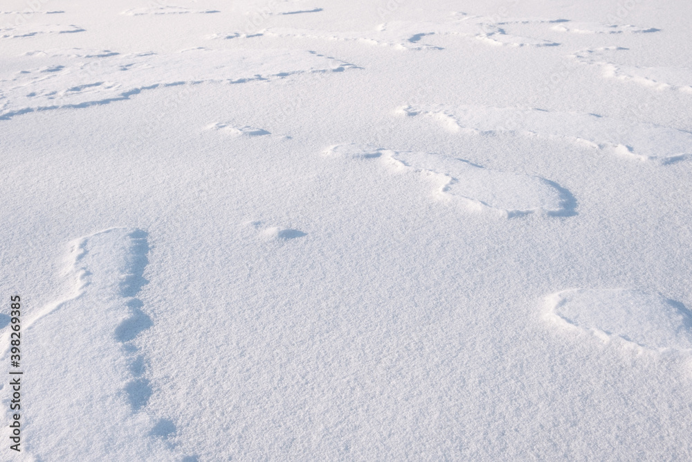 Poster white fine ice and snow surface texture background texture, winter background