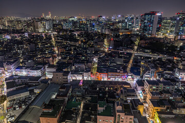 Fototapeta na wymiar the darkness of Seoul