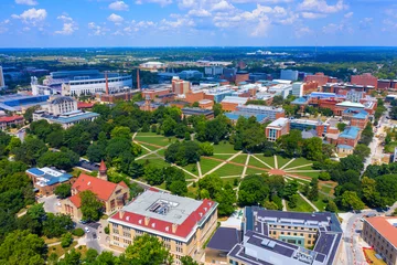 Fotobehang Aerial view of Oval university campus in Ohio  © espiegle