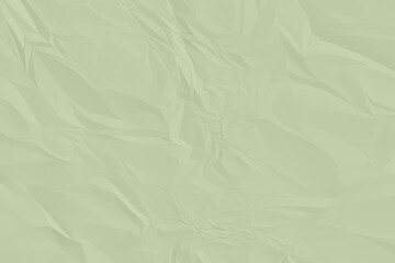 crumpled green paper background close up