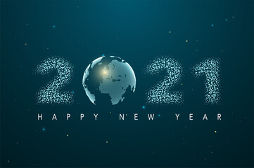 Fototapeta na wymiar New Year celebration illustration