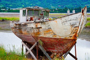 Decaying Abandonded Boats