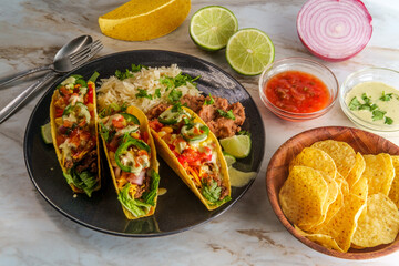 Mexican Beef Tacos Toppings