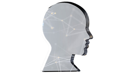 Mind, brain power and energy concept 3d.