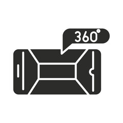 augmented reality mobile panoramic 360 degree silhouette style