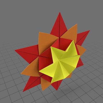 Origami sun