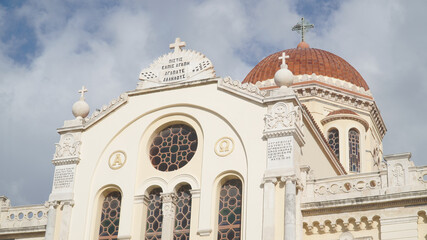 Church of Crete in Heraklion on Crete Island in Greece.