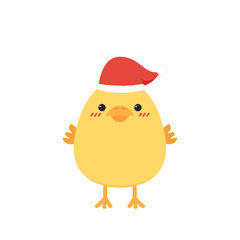 Chick character design. Chick cartoon vector.