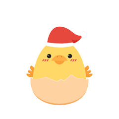 Chick character design. Chick cartoon vector.