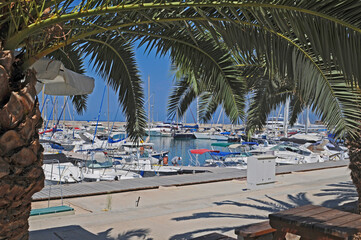 Harbor in the small village of Latchi in the Akamas on the West coast of southern Cyprus.