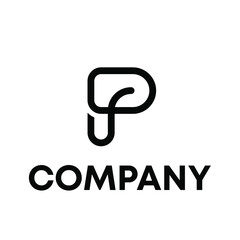 p logo design