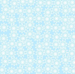 seamless pattern with snowflakes
