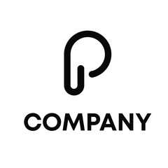 p logo vector