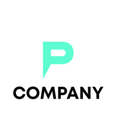 p logo vector