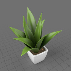 Artificial potted cactus 1