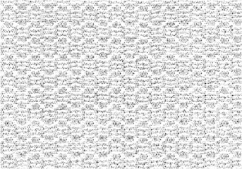 Rough texture. Broken plaster wall effect. Grunge worn damask pattern design. Distressed fabric texture. Overlay texture design. Vector illustration. Eps10.