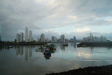 Naklejka premium panama, panama city