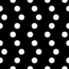 Circles seamless ornament. Circle figures backdrop. Dots pattern. Polka dot motif. Rounds background. Dotted wallpaper. Digital paper, textile print, web design, abstract image. Vector illustration.