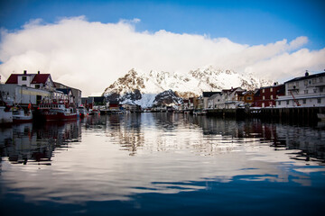 Winter in Lofoten Islands, Northern Norway