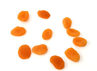 Dried apricots, type of traditional dried fruit