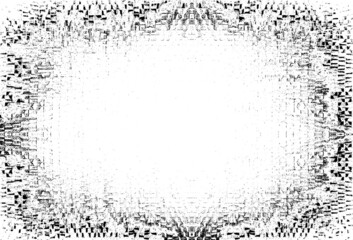 Scratched Frame. Grunge Urban Background Texture Vector. Dust Overlay. Distressed Grainy Grungy Framing Effect. Distressed Backdrop Vector Illustration. EPS 10.