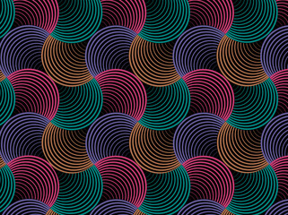 Colorful abstract background. Fun pattern composed of colorful ellipses. Suitable for cover design, presentation, invitation, flyer, annual report, poster and business card, packaging design.