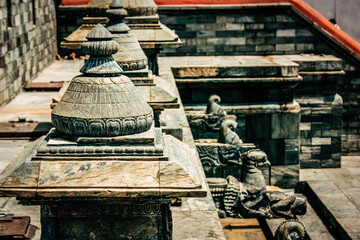 Pashupatinath Temple, created in the 5th century,  is a famous and sacred Hindu temple complex that is located on the banks of the Bagmati River in the eastern part of Kathmandu, the capital of Nepal