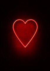 Red Neon Heart sign
