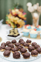sweet table, chocolate candies