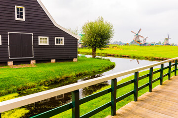 Zaanse Schans. The Zaanse Schans is a typically Dutch small village in Netherlands.